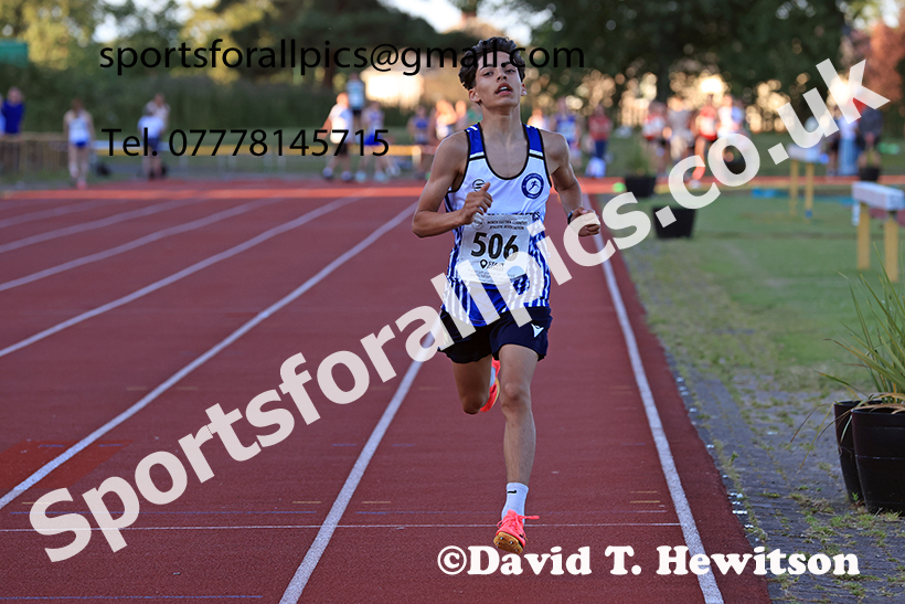 800 metres, 2025 NEGP No 4, Monkton. Photo: David T. Hewitson/Sports for All Pics